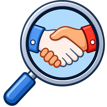 Service marketplace illustration